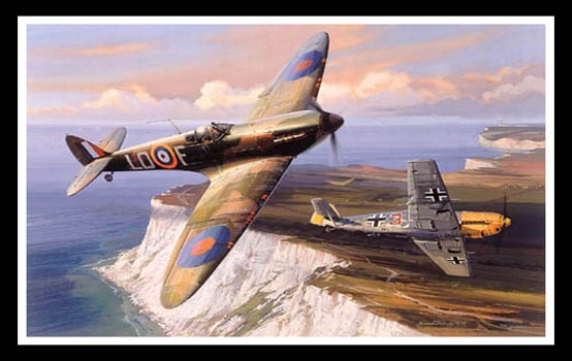 Combat Over Breachy Head ~ Nicolas Trudgian